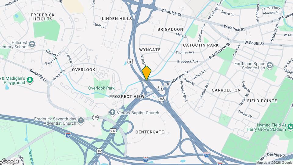1314 Frederick Fwy Mapa y Detalles de la Ubicación
