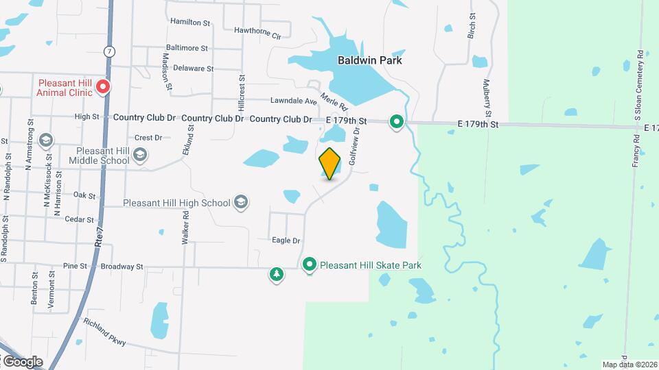 305 Golfview Dr Map and Location Details