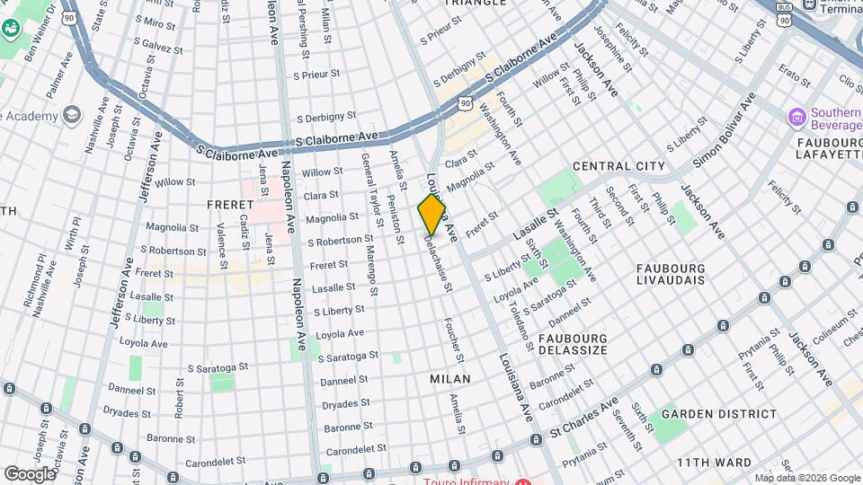 2513 Delachaise St Map and Location Details