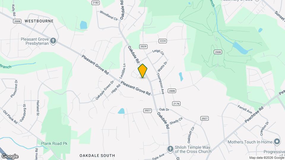 2025 Oakdale Rd, Unit U Map and Location Details