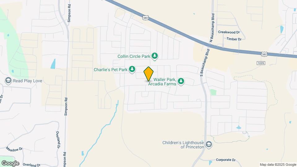 1116 Mesquite Ln Map and Location Details