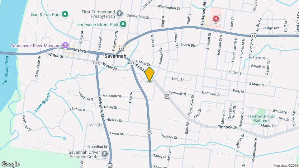 330 Deberry St Map and Location Details