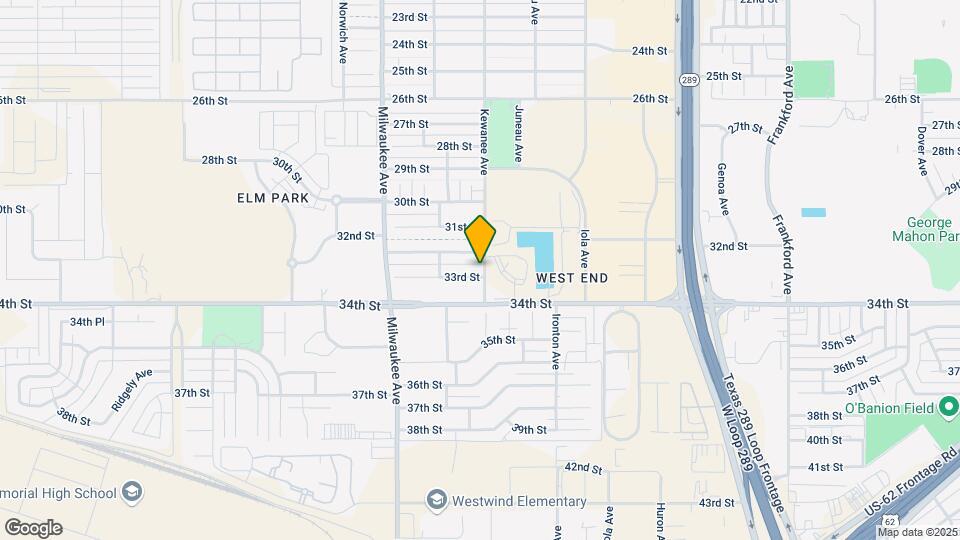 6302 33rd St Map and Location Details