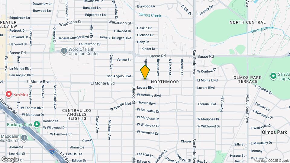 702 El Monte Blvd, Unit A Map and Location Details