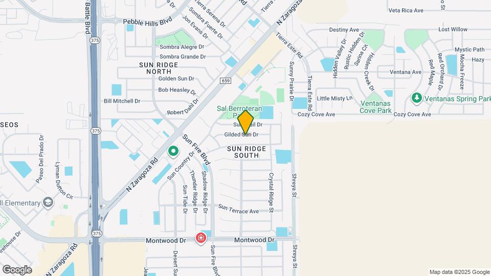 12608 Gilded Sun Dr Map and Location Details