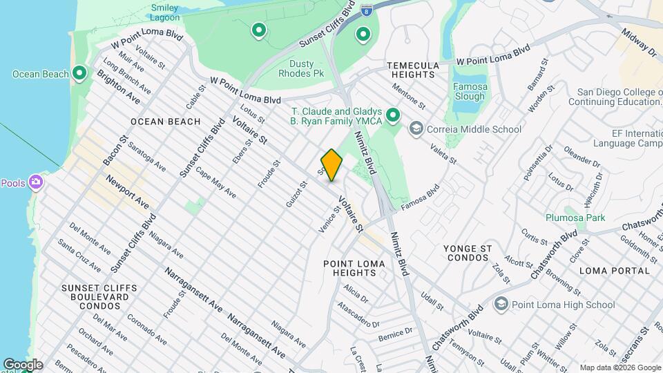 2211 Bolinas St Map and Location Details