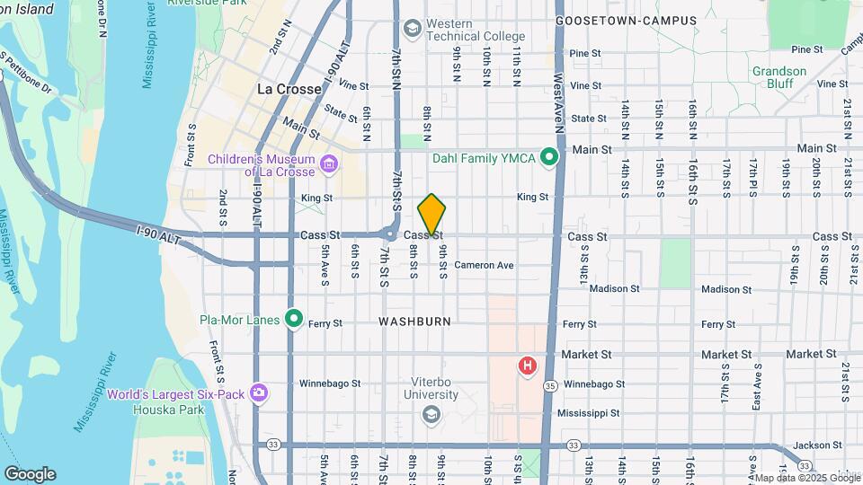 816 Cass St Mapa y Detalles de la Ubicación