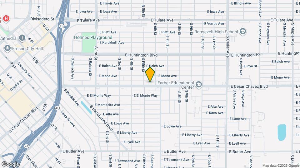 3533 E Cesar Chavez Blvd Map and Location Details