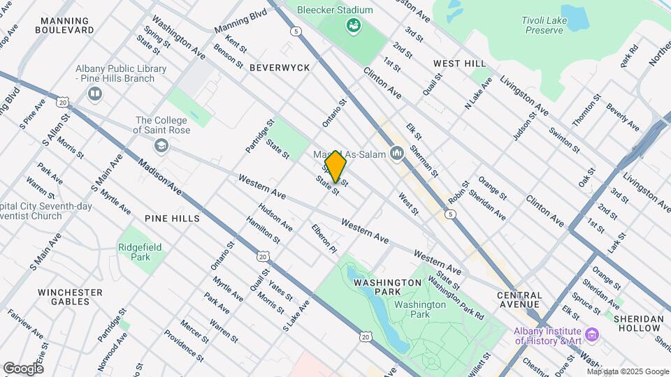166 Quail St, Unit 2 Map and Location Details