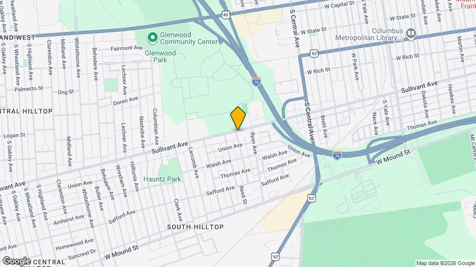 1641 Sullivant Ave, Unit C Map and Location Details