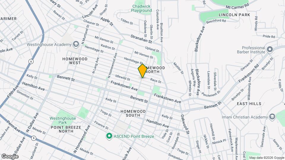 1008 Collier St Map and Location Details