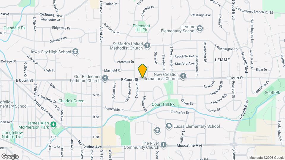 2607 E Court St Map and Location Details