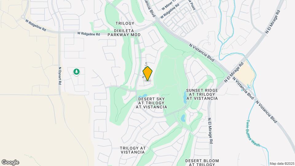 12728 W Desert Vista Trail Map and Location Details