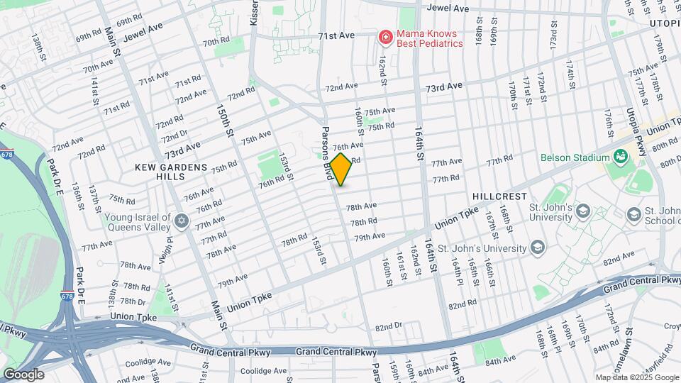 77-19A Parsons Blvd Map and Location Details