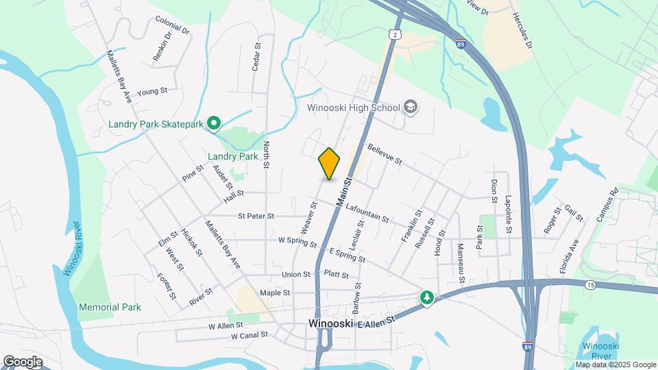 285 1/2 Weaver St Map and Location Details