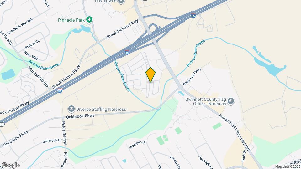 1499 Cove Creek Cir Map and Location Details