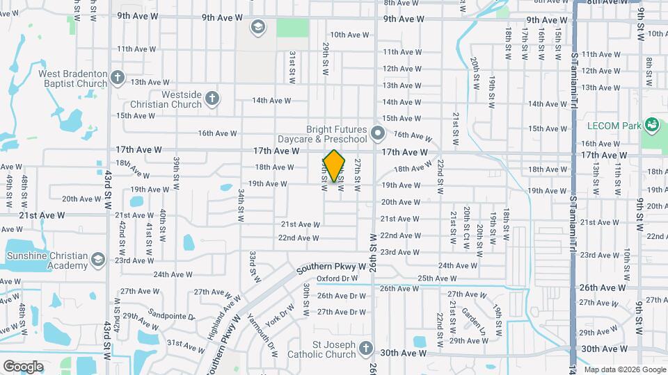 2803 19th Ave W Mapa y Detalles de la Ubicación