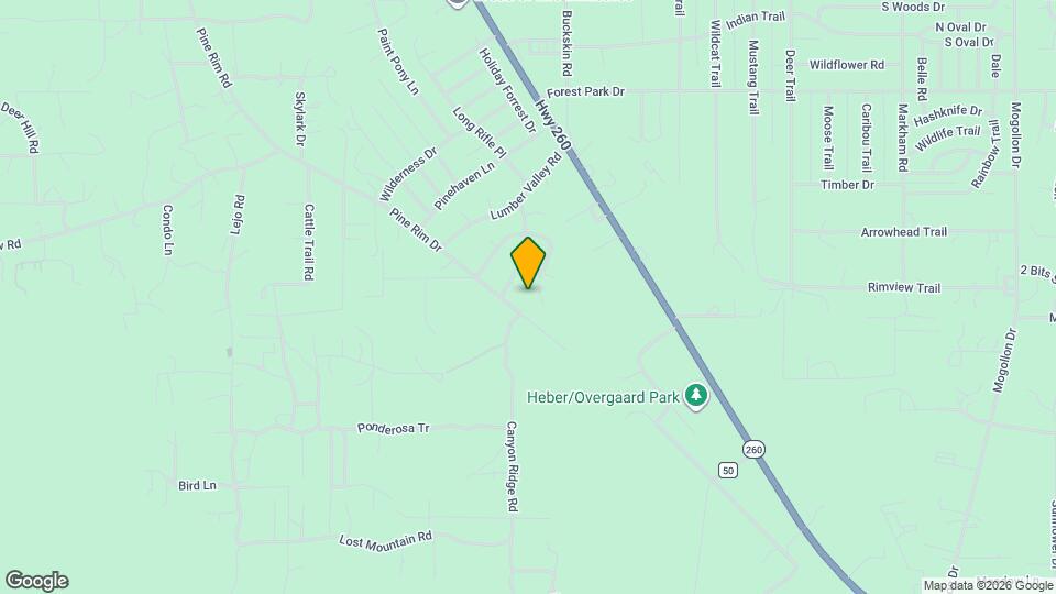 2836 Timber Trail Loop Map and Location Details