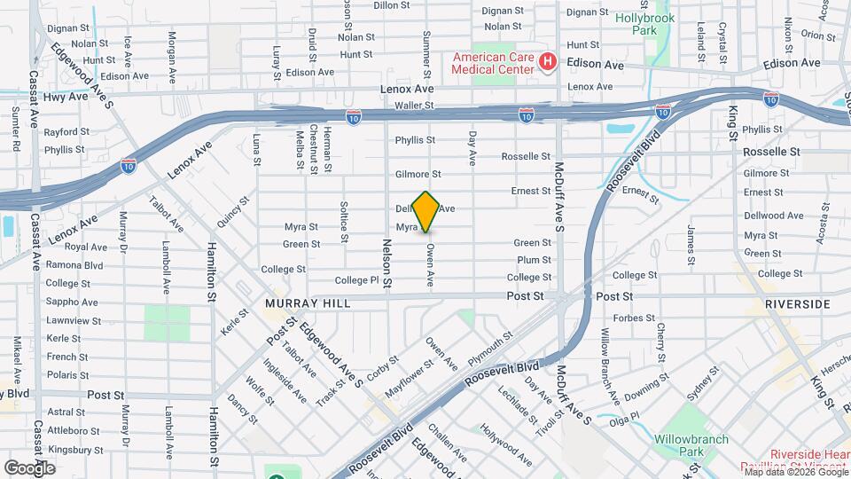 3313 Green St Map and Location Details