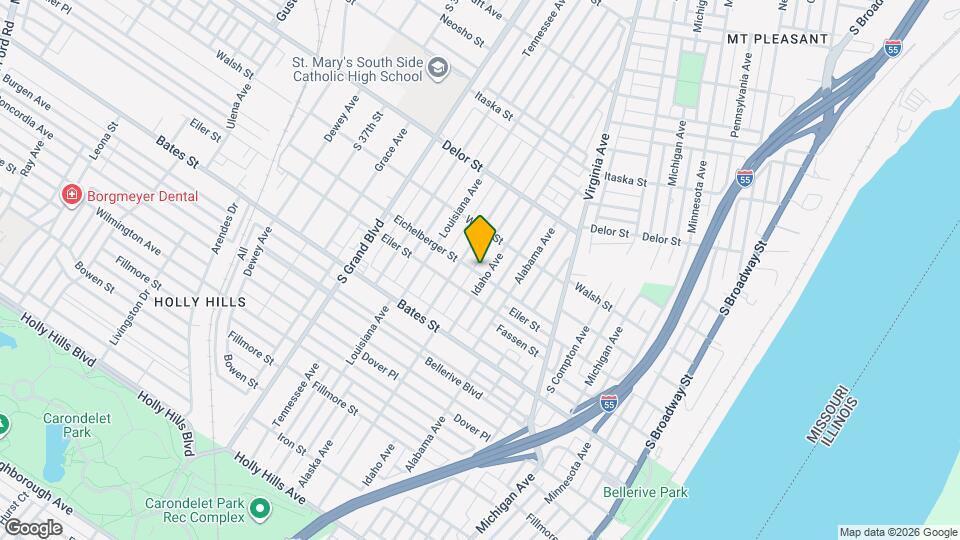 805 Eichelberger St, Unit 805 Eichelberger 2nd Flr Map and Location Details
