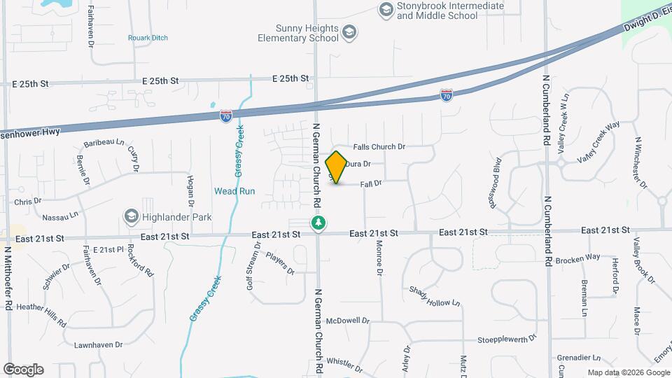 11031 Fall Dr Map and Location Details