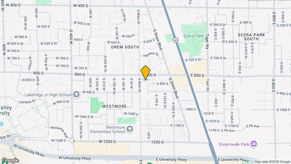 842 50 E Map and Location Details