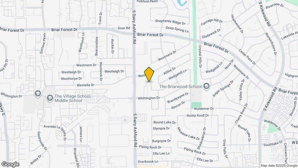 1726 Ashford Hollow Ln Map and Location Details