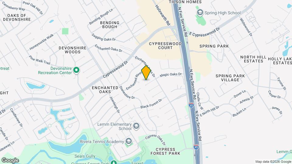 222 Magic Oaks Dr Map and Location Details