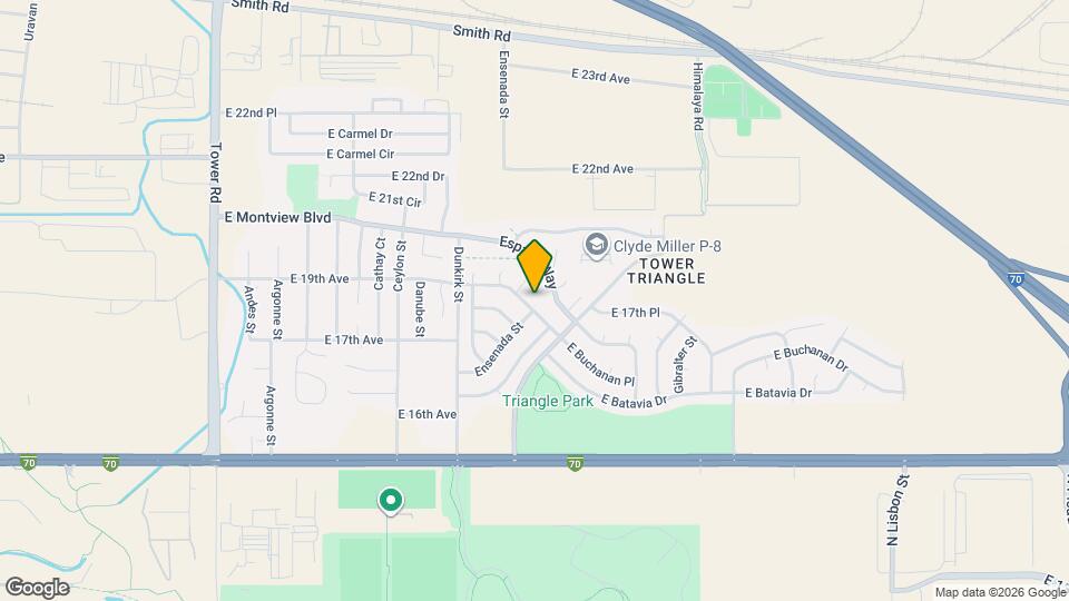 19413 E Buchanan Pl Map and Location Details