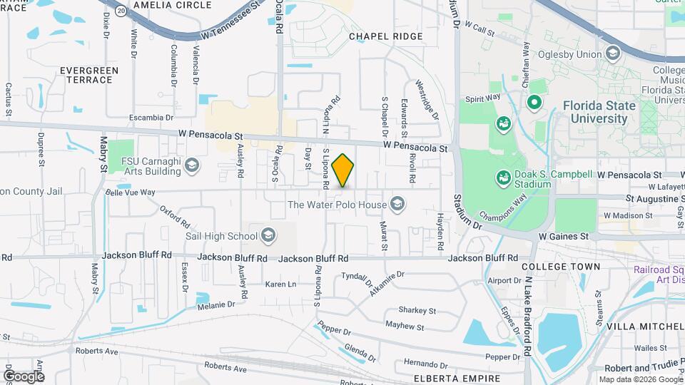 1889 Belle Vue Way Map and Location Details