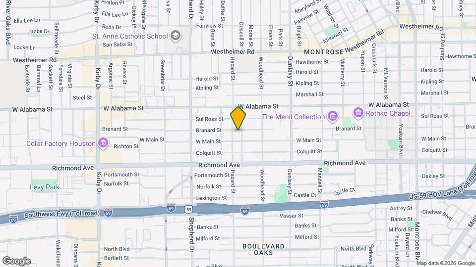 1837 Branard St Map and Location Details