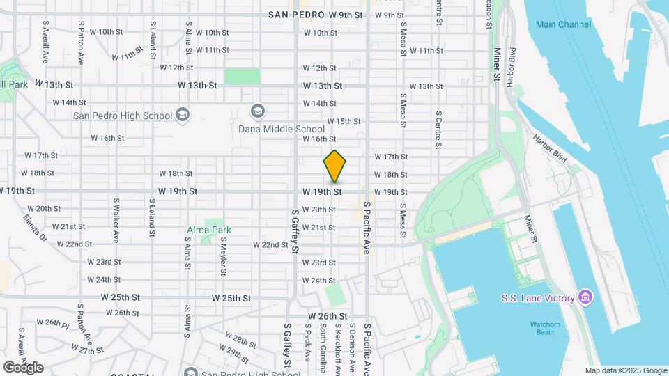 1838 S Grand Ave Map and Location Details