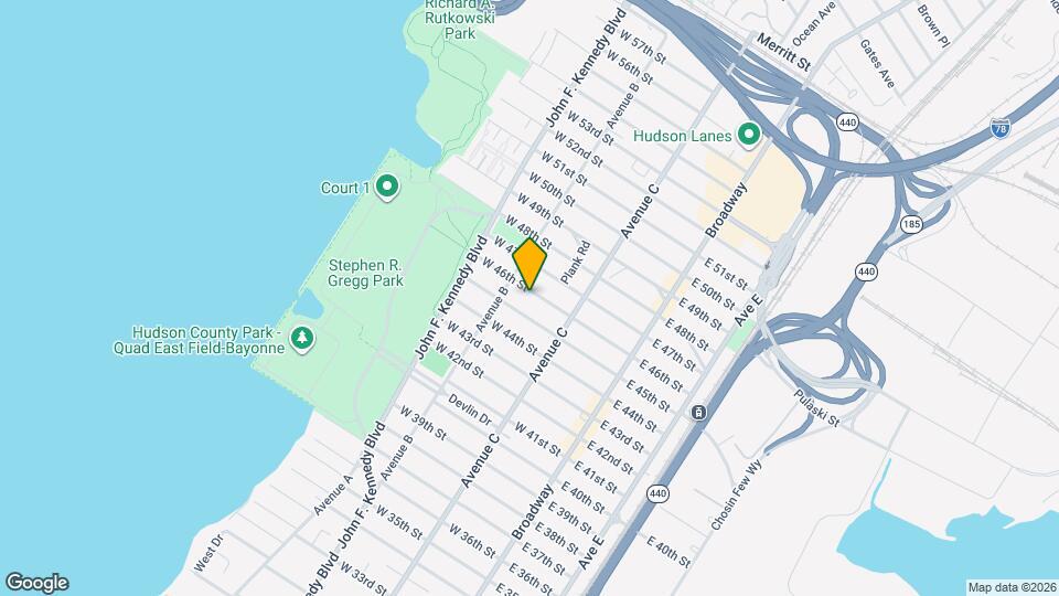 94 W 46th St Map and Location Details