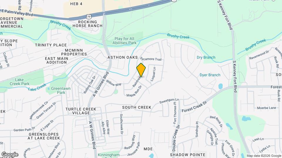 2305 Raintree Path Map and Location Details