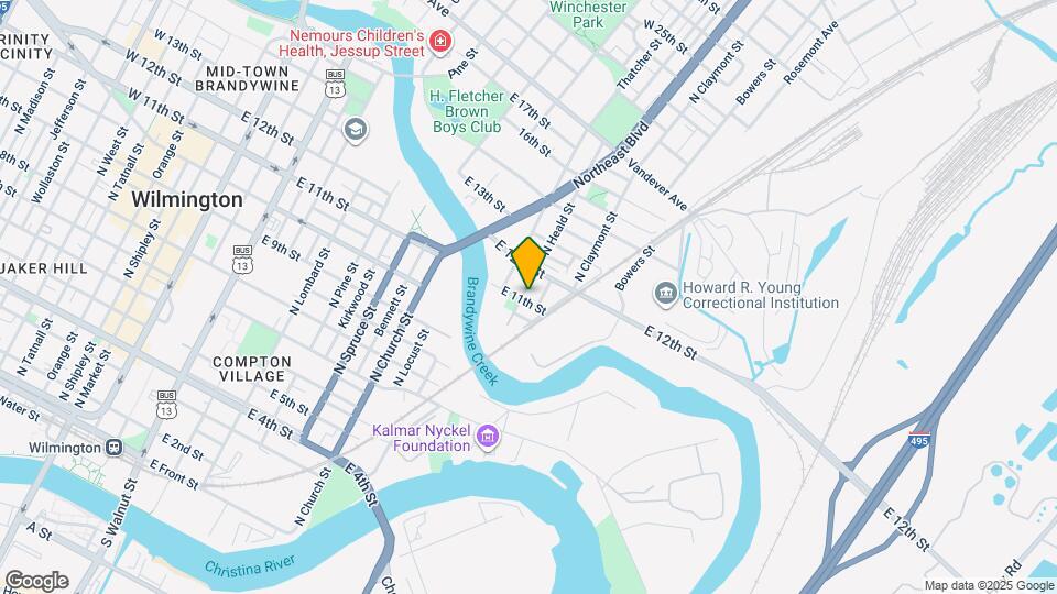 1102 N Heald St Mapa y Detalles de la Ubicación