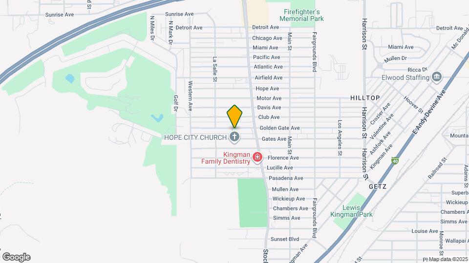 1838 Golden Gate Ave Map and Location Details