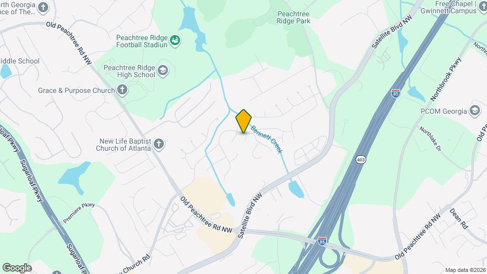 2828 Oglethorpe Run Square Map and Location Details