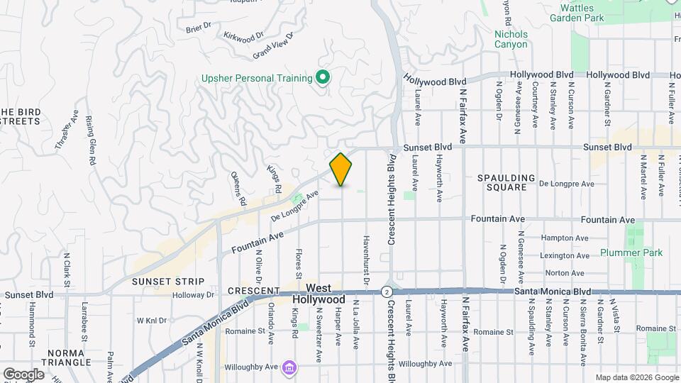 1417 N Harper Ave-Unit -4 Map and Location Details