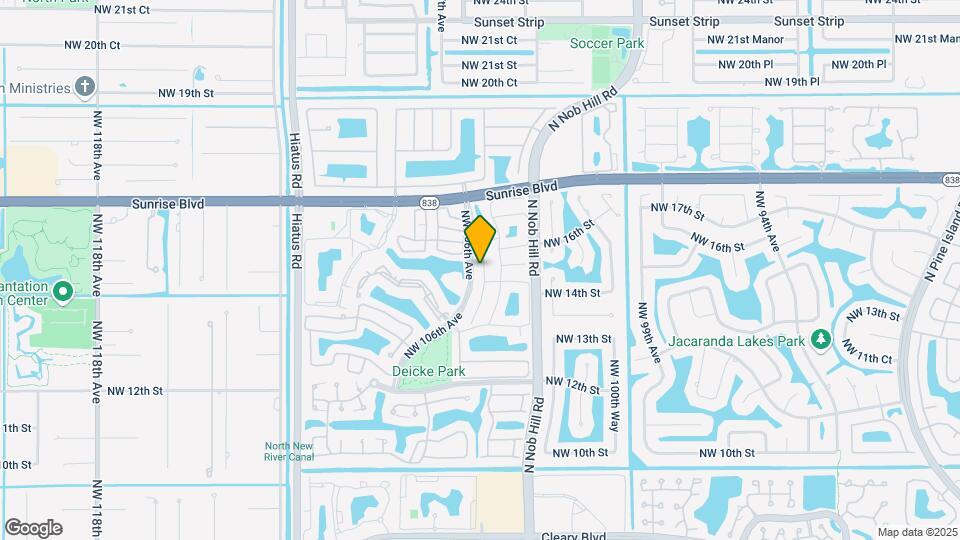1521 NW 105th Ave Map and Location Details