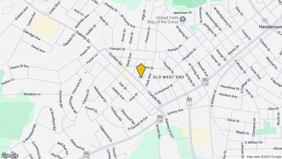 1217 McCoin Ave Map and Location Details