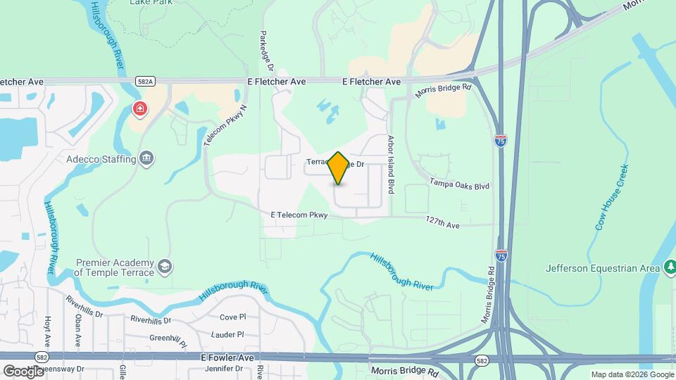 12918 Terrace Springs Dr Map and Location Details