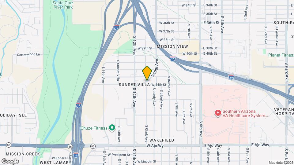 416 W 44th St Map and Location Details