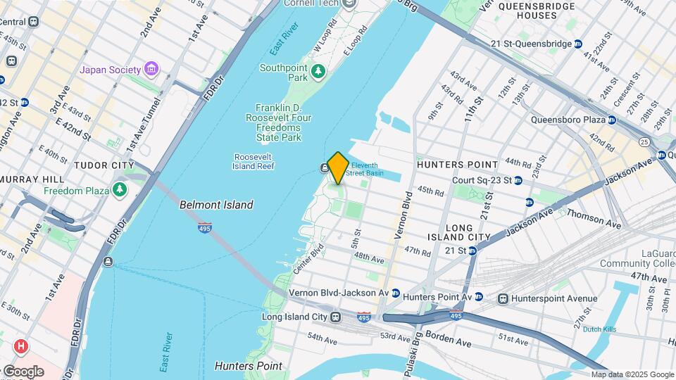 46-10 Center Blvd Mapa y Detalles de la Ubicación