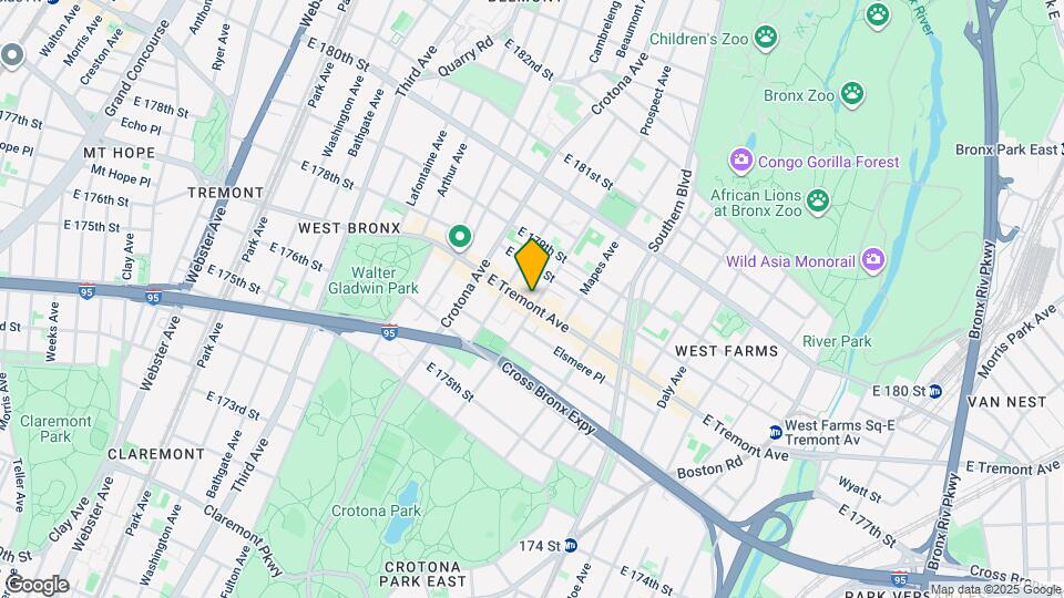 757 E Tremont Mapa y Detalles de la Ubicación