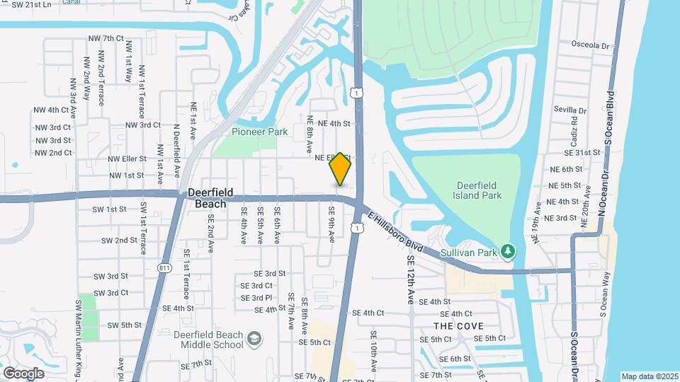 8 NE 9th Ave Map and Location Details