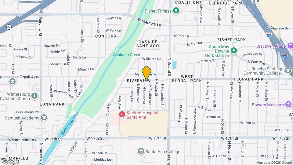 2233 N Spruce St Map and Location Details