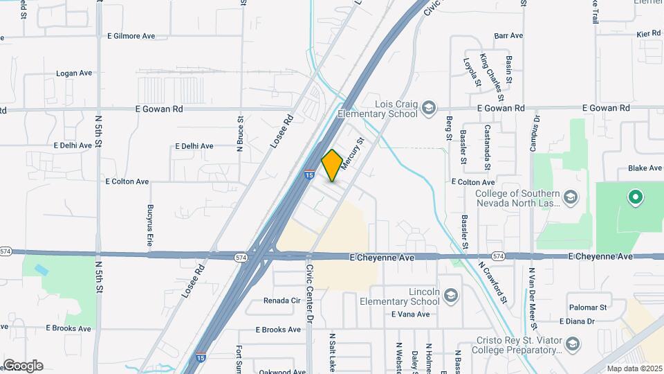 2117 Sun Ave Map and Location Details