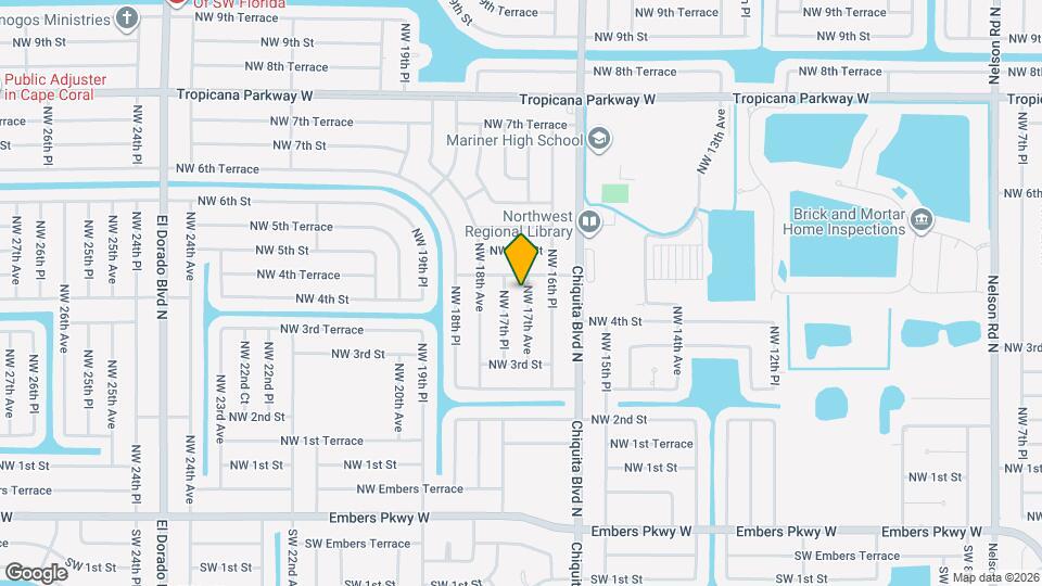416 NW 17th Ave Map and Location Details