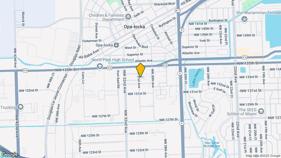 13301 NW 31st Ave Map and Location Details