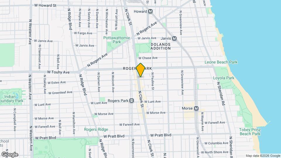 1742 W Estes Ave Map and Location Details